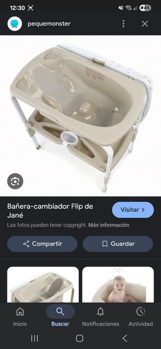 Bañera-cambiador Jané Flip