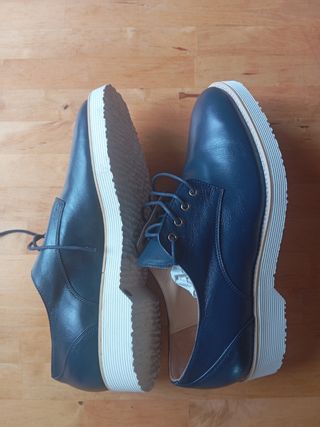 Zapatos Minelli Piel Azul Talla 40