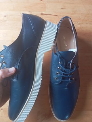 Zapatos Minelli Piel Azul Talla 40