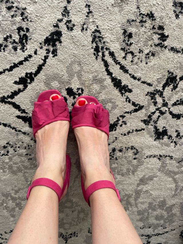 Sandalias Stradivarius rosa