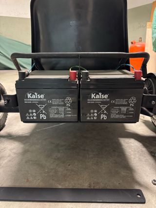 Kart eléctrico infantil hecho a mano 
