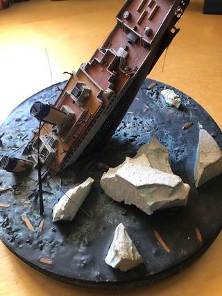 Maqueta hundimiento del TITANIC