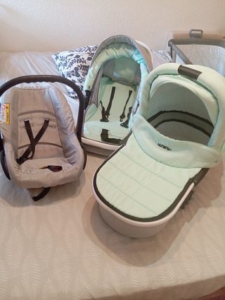 Carro bebé 3 piezas: capazo, silla y grupo 0+