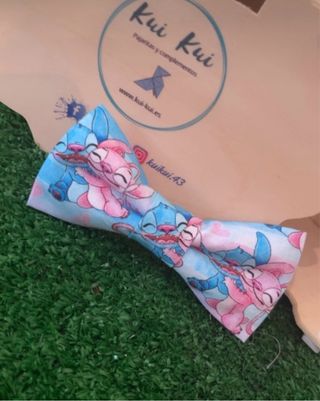Pajarita Stitch & Angel Kui Kui