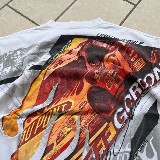 2001 Vintage Nascar Jeff Gordon AOP Tee XL