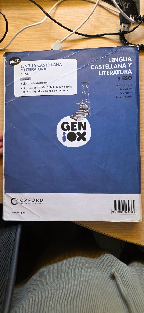 Libro Oxford, geniox 3 eso Lenguaje