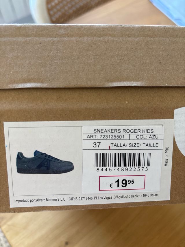 Zapatillas Álvaro Moreno niño 37