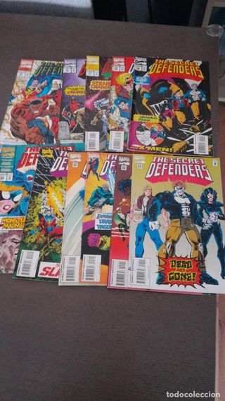 SECRET DEFENDERS. LOTE 15 A 25. INEDITOS. MARVEL.