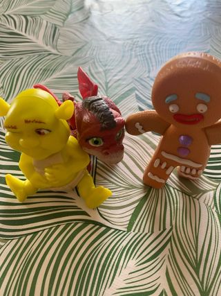 Giocattoli McDonalds Shrek Set di 3 anno 2007