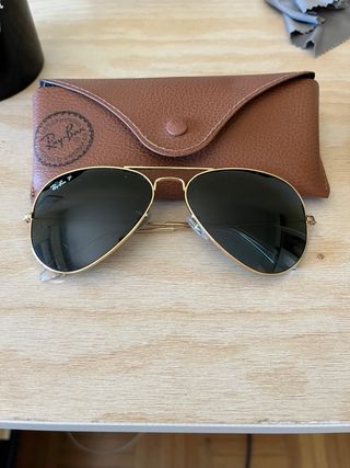 Ray-Ban Aviator Polarizadas - Doradas