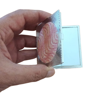 24 Specchietti Glitterati 7x7cm