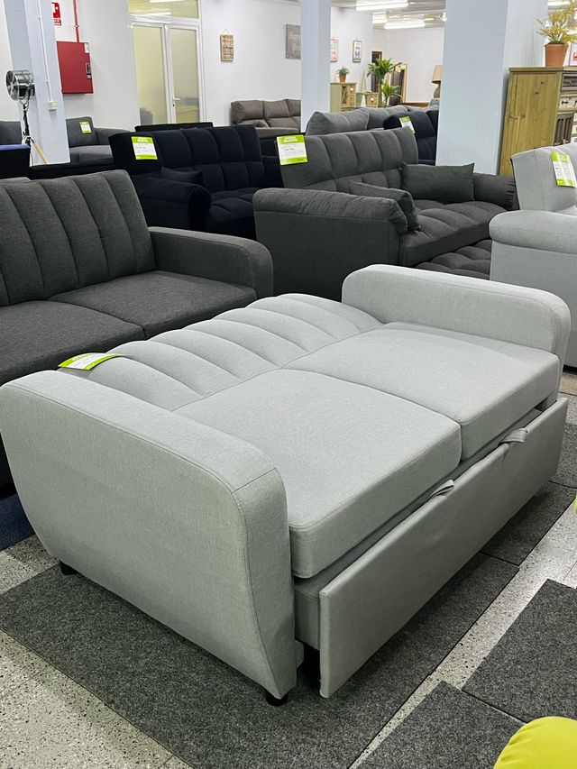 Nuevo sofa cama gris matrimonial