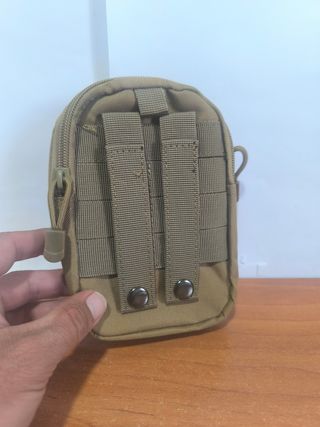 Riñonera táctica Marrón Caqui