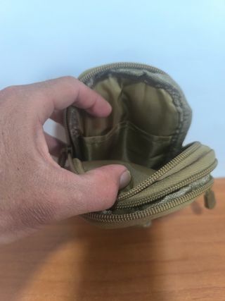 Riñonera táctica Marrón Caqui