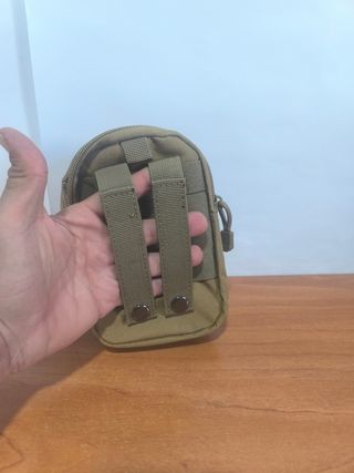 Riñonera táctica Marrón Caqui
