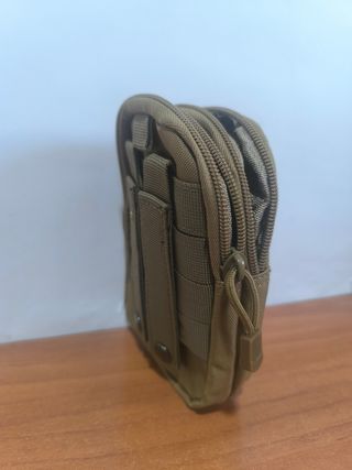 Riñonera táctica Marrón Caqui