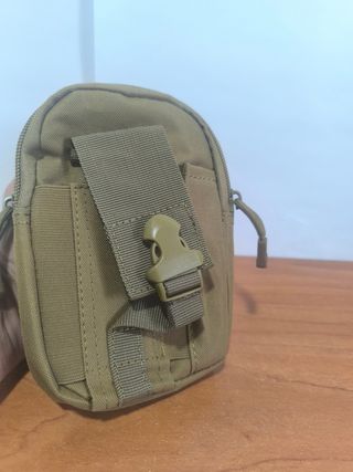 Riñonera táctica Marrón Caqui