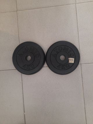 Discos Atomic 4kg - Mancuernas