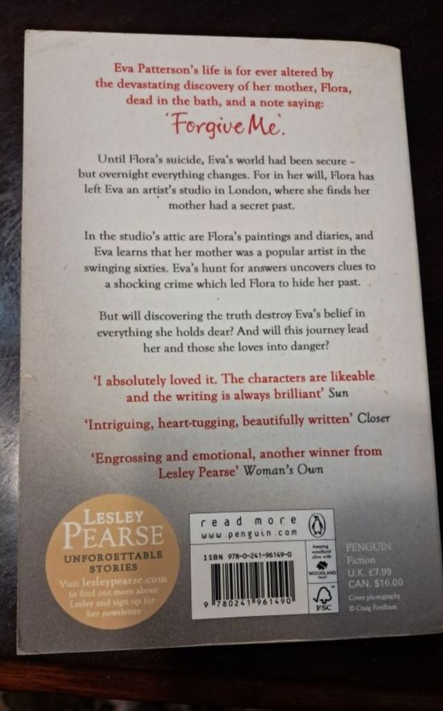 Forgive me LESLEY PEARSE