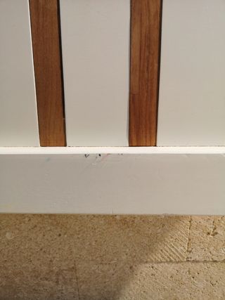 Cabecero cama 90 - Beige y marrón