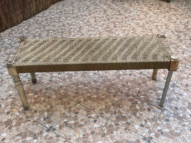 Banco Maisons du Monde estilo tropical