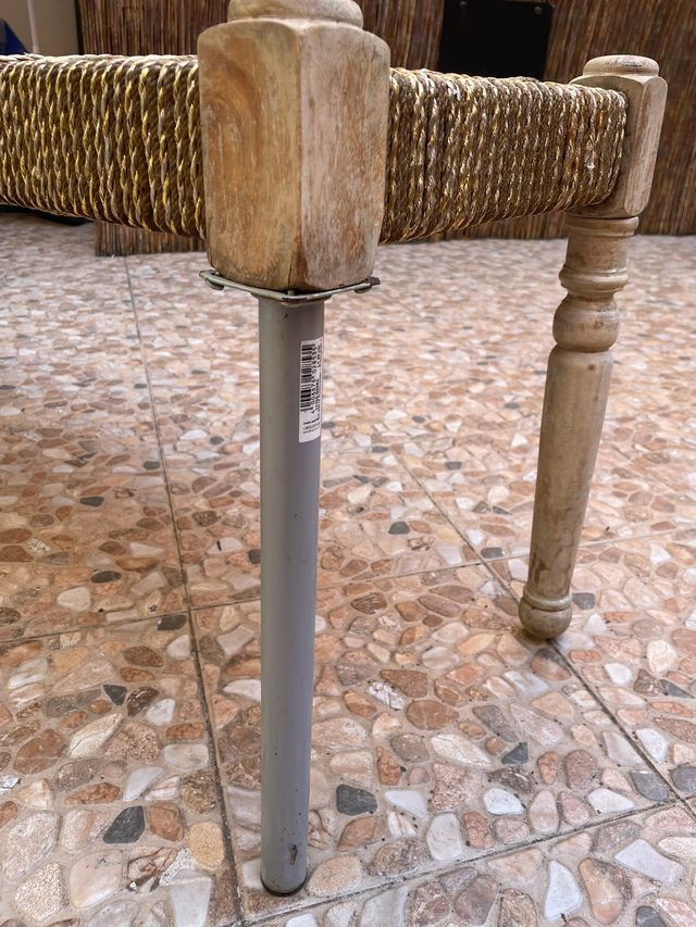 Banco Maisons du Monde estilo tropical