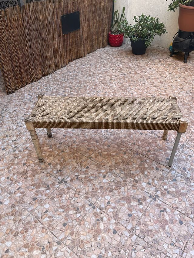 Banco Maisons du Monde estilo tropical