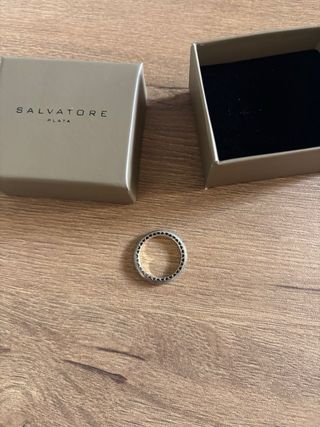 Anillo plata circonitas