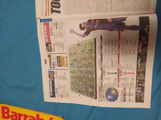 Mundo deportivo . Puyol,Ronaldinho