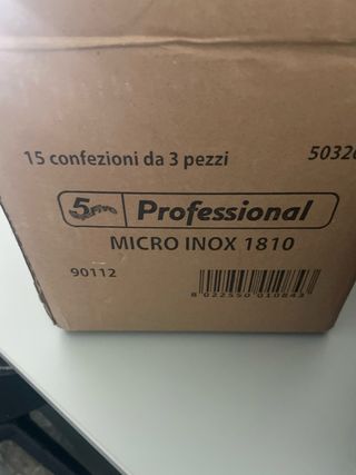 Panni Microfibra 5 Professional 18/10 (3pz)