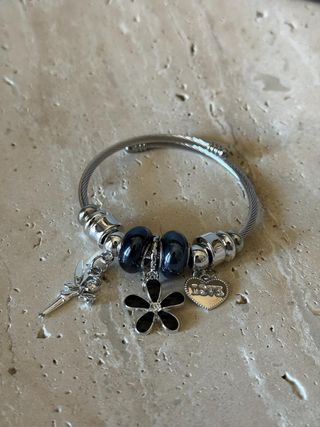 Braccialetto Donna - Argento e Nero