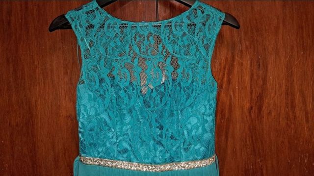 Vestido Longo verde esmeralda