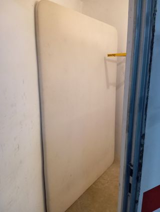 Somier cama blanco - tapizado