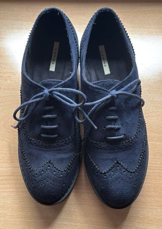 Zapatos Corina ante azul marino 38