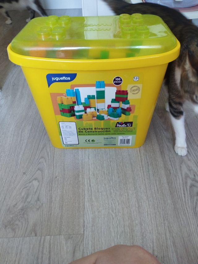 Cubeta bloques construcción (100 piezas) mar molto