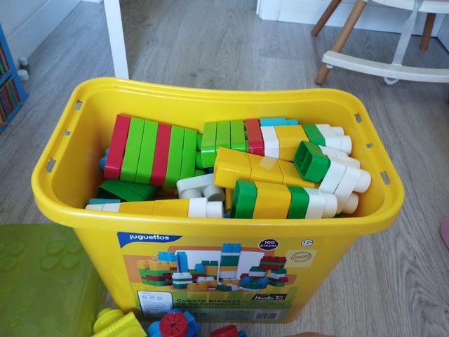 Cubeta bloques construcción (100 piezas) mar molto