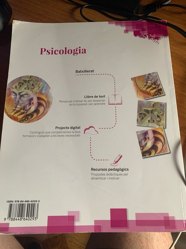 Psicologia. 1r Batxillerat - Mediterrània