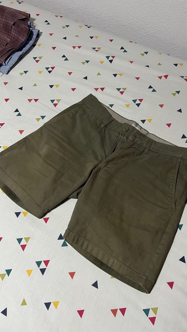 Carhartt Pantalón Corto Verde Oliva