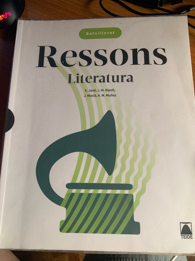 Ressons. Literatura 1 BATX