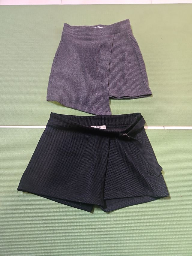 2 Faldas pantalón talla XS