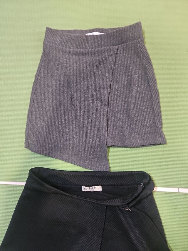 2 Faldas pantalón talla XS