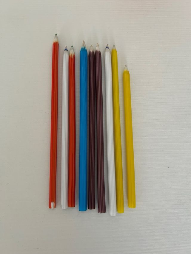 Porta Matite e Matite in Vetro di Murano