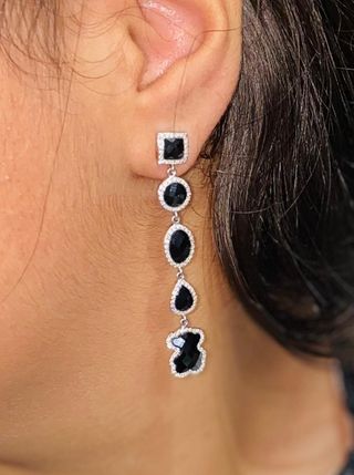Pendientes Tous en oro blanco y diamantes 