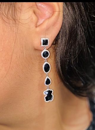 Pendientes Tous en oro blanco y diamantes 