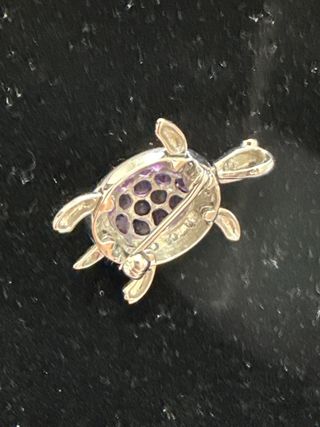 Colgante tortuga ORO Y  PIEDRAS PRECIOSAS