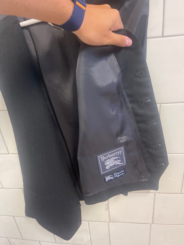 Traje Burberrys Gris - 3 piezas