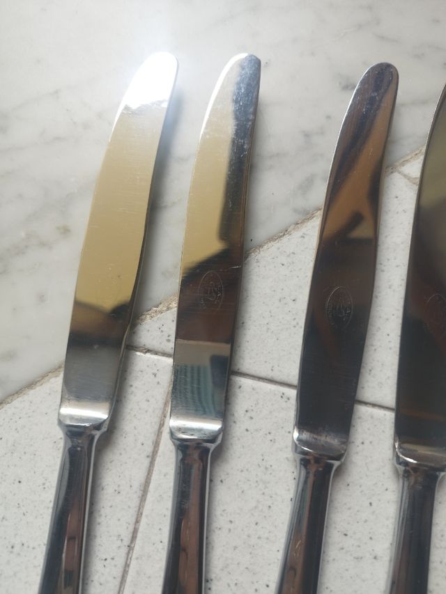 6 Coltelli acciaio inox 