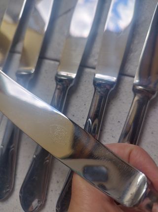 6 Coltelli acciaio inox 