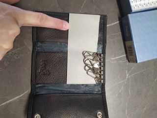 Portachiavi in pelle Fergi