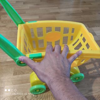 Carrito compra juguete niño